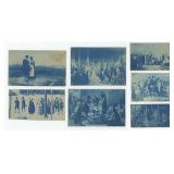 Group of Cyanotype Photos of Historical Paintings