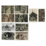 New Zealand Maori Women RPPC Postcards