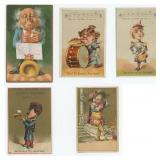 Victorian Music Instrument Advertising Trade Cards