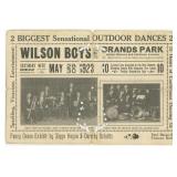 1923 Chicago Fancy Dance Exhibit Jazz Ticket