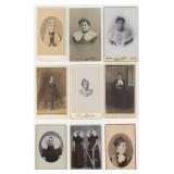 Collection of Women in Lace CDV Photos