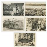 Collection of Logging RPPC Postcards