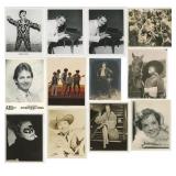 Group of Publicity Photos of Entertainers