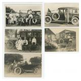 Early Automobile Car RPPC Postcards