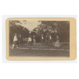 Aurora Illinois Croquet Players CDV Photo