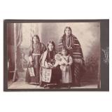 Bunnell Idaho Nez Perce Indians Cabinet Photo