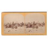 Fishermen of Siasconset Nantucket Stereoview