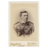 1893 Chicago Worlds Fair Guard Cabinet Photo