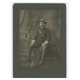 Indian Wars Cavalry Soldier Cabinet Photo