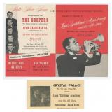 Louis Armstrong Promotional Jazz Flyers