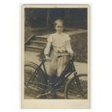 Pennsylvania Girl on Bicycle Cabinet Photo