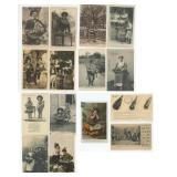 Group of French Musician RPPC Postcards
