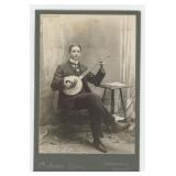 Kansas Occupational Banjo Player Cabinet Photo