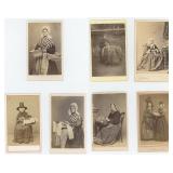 Women Lacemakers CDV Photos