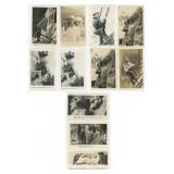 Mount Rushmore Construction RPPC Postcards