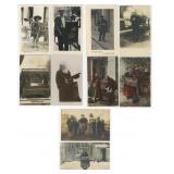 Group of Organ Grinder Barrel Organ RPPC Postcards