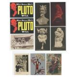 Group of Devil Themed Postcards