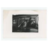 African American Children in Car RPPC Postcard