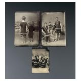 Men Women Children Bathing Suits Tintype Photos