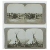 Native American Indian Snake River Stereoviews