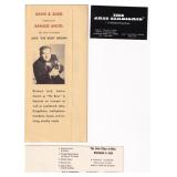 Collection of Jazz Show Flyers