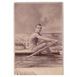 Portland Maine Rower Sculler Cabinet Card Photo