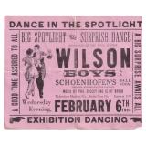 1924 Ballroom Dance in the Spotlight Broadside