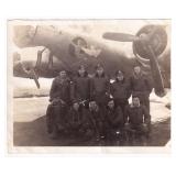 WW2 Boeing B17 Flight Bomber Crew Nose Art Photo