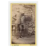 High Wheel Penny Farthing Bicycle CDV Photo
