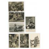 Zulu Rickshaw Pullers Durban RPPC Postcards