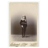 Child Prodigy Violinist Cabinet Photo