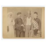 Patriotic Men of Many Nations Cabinet Photo