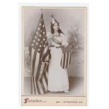 Illinois Patriotic Lady Liberty Cabinet Photo