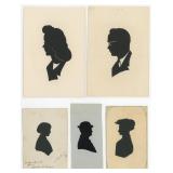 Antique Silhouette Portraits