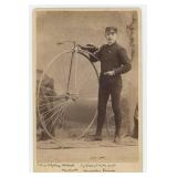 High Wheel Penny Farthing Bicycle Cabinet Photo