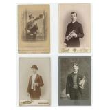 Occupational Musician Cabinet Card Photos