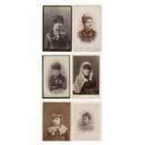 Collection of Women in Lace Cabinet Photos