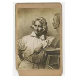 Bertel Thorvasldsen Modelling Cabinet Card