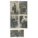 Collection of Organ Grinder RPPC Postcards