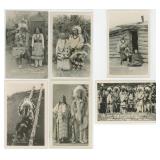 Native American Indian RPPC Postcards