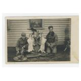 Occupational Rabbit Hunters RPPC Postcard