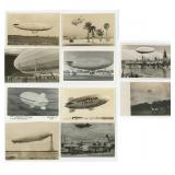 Goodyear Blimp Advertising RPPC Postcards