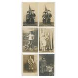 Patriotic American Flag RPPC Postcards
