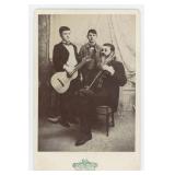 The Hostetler Family Blind Musicians Cabinet Photo