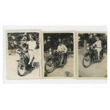 Police and Women on Indian Motorcycle Photos