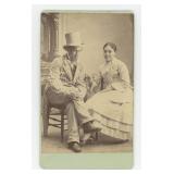 Patriotic Uncle Sam CDV Photo