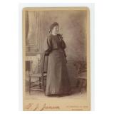 Woman with Amputated Arm Cabinet Photo