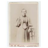 Woman with Amputated Arm Cabinet Photo