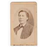 Chippewa Native American Indian CDV Photo