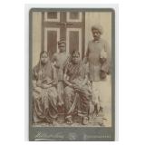 Wealthy Indian Family India Cabinet Photo
